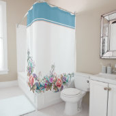 Schöne Flora Duschvorhang (Beispiel)