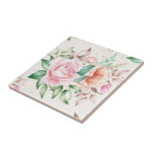 Schöne Flora Fliese (Seite)