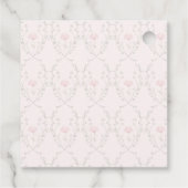 Schöne Flora Geschenkanhänger (Rückseite)