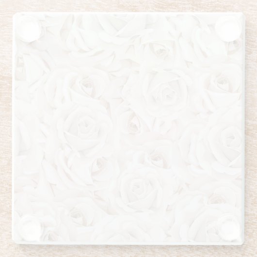 Schöne Flora Glasuntersetzer (Rückseite)