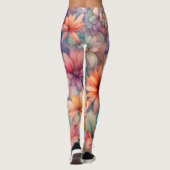 Schöne Flora Leggings (Rückseite)