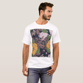 Schöne Flora: Nahtloses Muster - Hintergrund T-Shirt (Vorne ganz)