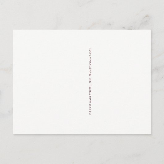 Schöne Flora | Neue Ankündigung zur Adressenversch (Rückseite)