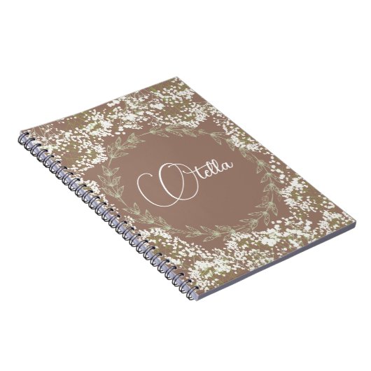 Schöne Flora Notizblock (Rechte Seite)