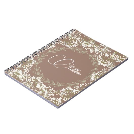 Schöne Flora Notizblock (Linke Seite)