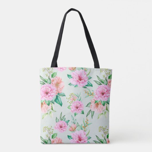 Schöne Flora Tasche (Rückseite)