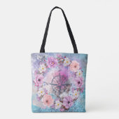 Schöne Flora Tasche (Rückseite)