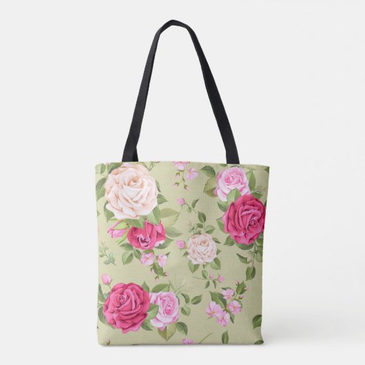 Schöne Flora Tasche (Rückseite)