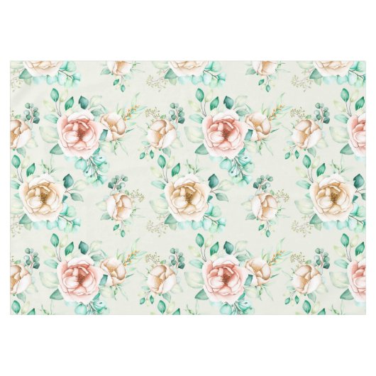Schöne Flora Tischdecke (Vorderseite (Horizontal))