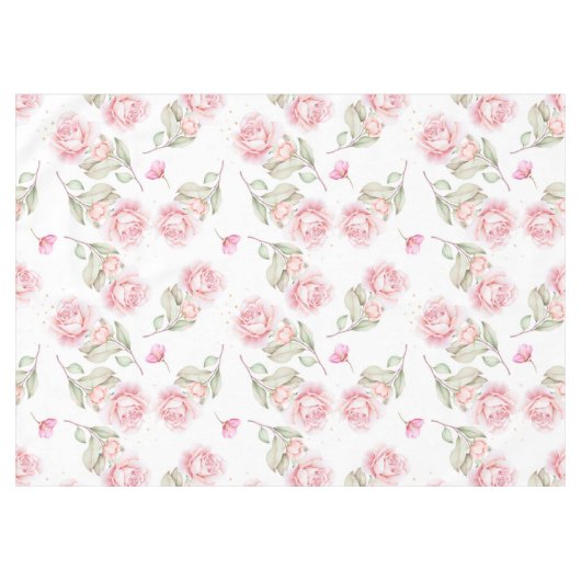 Schöne Flora Tischdecke (Vorderseite (Horizontal))