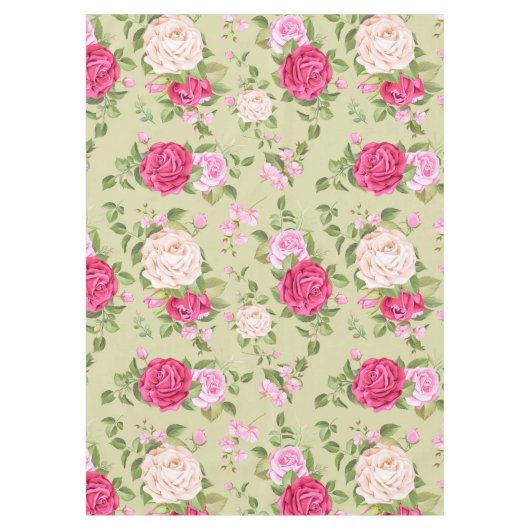 Schöne Flora Tischdecke (Vorderseite)