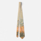 Schöne floral krawatte (Rückseite)