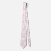 Schöne Floral Swan Neck Tie Krawatte (Vorderseite)
