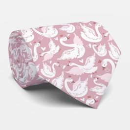 Schöne Floral Swan Neck Tie Krawatte