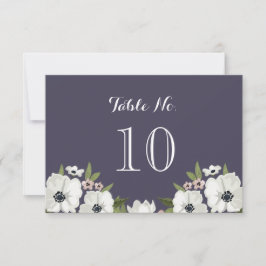 Schöne Floralcard - lila Einladung