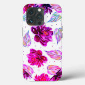Schöne florale Aquarell Case-Mate iPhone Case (Rückseite)