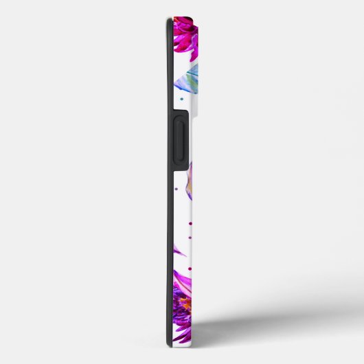 Schöne florale Aquarell Case-Mate iPhone Case (Rückseite / Rechts)