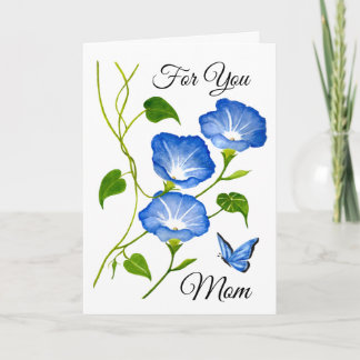Schöne florale Aquarell-Grußkarte Karte