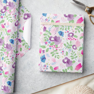 Schöne florale Frühlings-Tag-Geschenkpapier Geschenkpapier