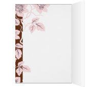 Schöne florale Hochzeitseinladung (Innen (Links))