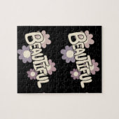 Schöne, florale Kunst Puzzle (Horizontal)