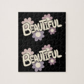 Schöne, florale Kunst Puzzle (Vertikal)