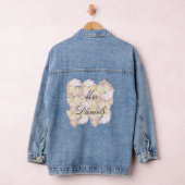 Schöne florale Personalisierung Jeansjacke (Hangar)