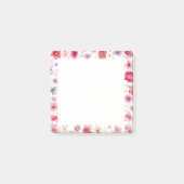 Schöne florale Post-It-Notes Post-it Klebezettel (Vorderseite)