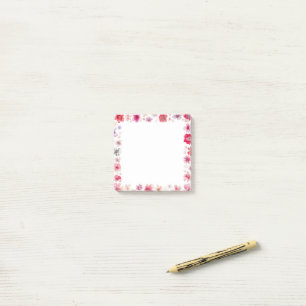 Schöne florale Post-It-Notes Post-it Klebezettel