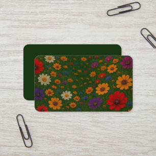 Schöne florale Visitenkarte (1)
