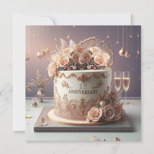 SCHÖNE FLORALISCHE JAHRESZENTRUM CAKE GREETING