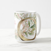 Schöne Florals mit Hochzeitsring für die Tasse der (VorderseiteRechts)