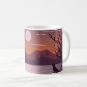Schöne Flusslandschaft Kaffeetasse (VorderseiteRechts)