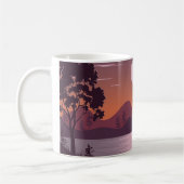 Schöne Flusslandschaft Kaffeetasse (Links)