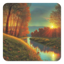 Schöne Flusslandschaft