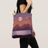 Schöne Flusslandschaft Tasche (Von Nahem)