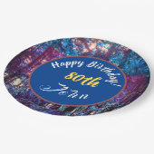 Schöne Forest Dream Paper Plate Pappteller (Schrägansicht)