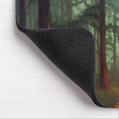 Schöne Forest Path Digitales Kunstwerk Mousepad (Ecke)