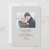 Schöne Foto Card Dankeskarte (Rückseite)