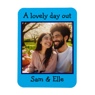 Schöne Foto-Erinnerung Andenken individuell Magnet