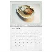 Schöne Foto gebrochener Muscheln Kalender (Mär 2026)