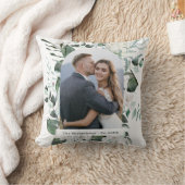 Schöne Foto Hochzeit mit Blumen und Pflanzen Kissen (Decke)