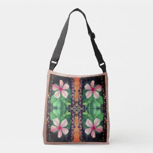 Schöne fotografische Flora trifft Boho Charm Tragetaschen Mit Langen Trägern