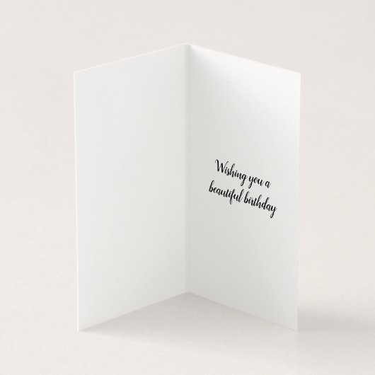 Schöne Fox Geburtstagskarte (Innenseite)