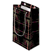 Schöne Fraktal Muster Geschenktasche Kleine Geschenktüte (Vorderseite Schrägansicht)