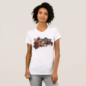 Schöne Fraktal Wirbel T - Shirt (Vorne ganz)