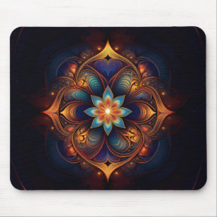 Schöne Fraktale Lilie Mousepad