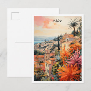 Schöne Frankreich Reise Ästhetik Postkarte