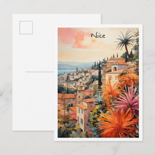 Schöne Frankreich Reise Ästhetik Postkarte (Vorne/Hinten)