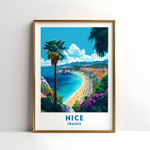 Schöne Frankreich-Reiseplakat-Wandkunst Poster